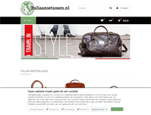 Tablet Screenshot of italiaansetassen.nl